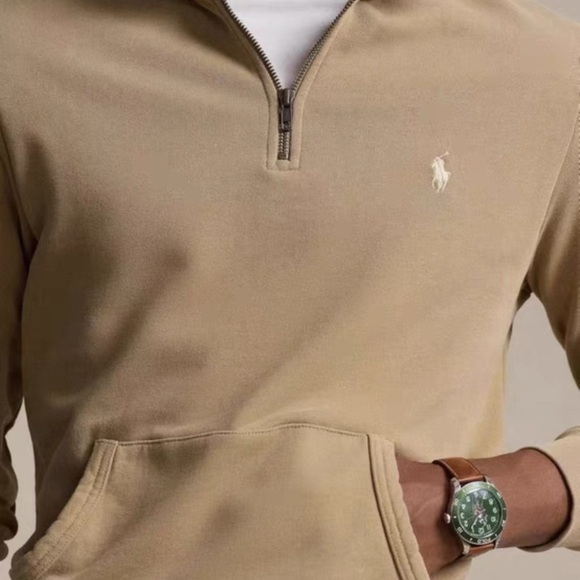 Ralph Lauren women‘s Camel Zip-Up Sweater - Picture 2 of 4